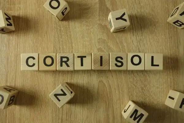 The Hidden Connection: How Stress Shapes Your Fitness and Body Composition 2 Image saying "Cortisol" and how stress Isle of Isla impacts your wellbeing and bodies shape